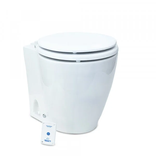 07-02-043 – ALBIN Toilet, Permanent White Wooden Seat With 13 Inch Seat Height One Touch Flush Control Electric Flush...